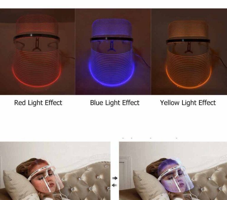 ماسک صورت LED نور درمانی با فناوری جدید میکروجریان — تصویر ۶